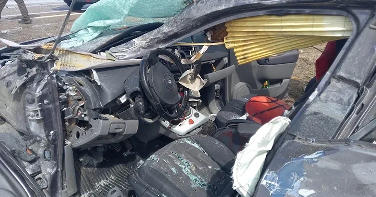 Babadan izinsiz alınan araçla feci kaza: 1 ölü, 3 yaralı