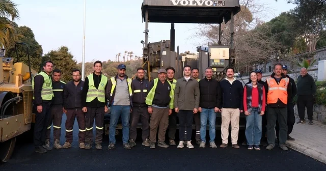 Bodrum da Bergamut Caddesi yenilenen yüzüyle hizmete açılıyor Muğla Haberleri