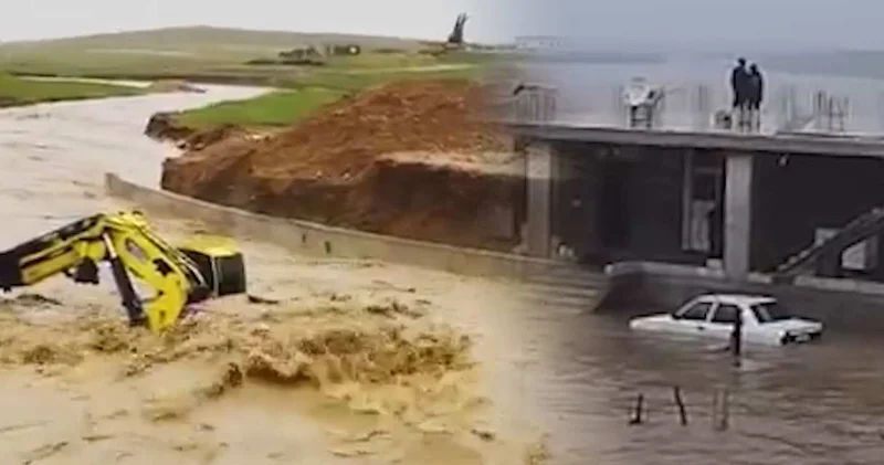 Şanlıurfa’da sağanak felaketi! Dereler taştı, tarım arazileri sular altında