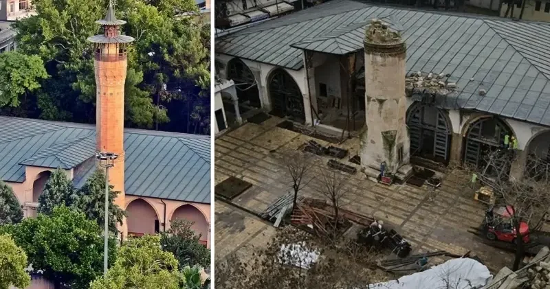 Kahramanmaraş ta depremde hasar gören Ulu Cami, Kadir Gecesi nde yeniden ibadete açılacak Aktüel Haberleri