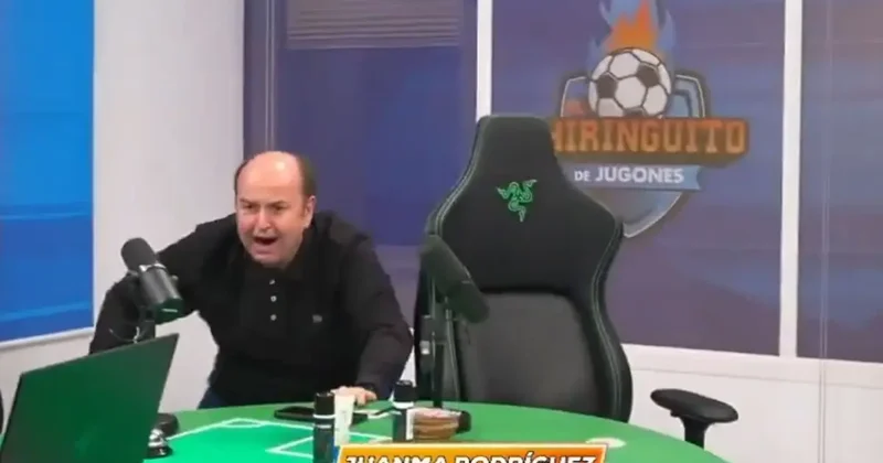 Sakin sakin işini yaparken canlı yayında gördüğü manzara karşısında kendinden geçti