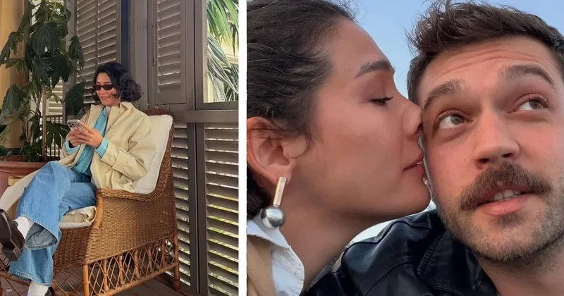 Halef in yıldızı aşka geldi: Öpmeye doyamadı Sözcü Gazetesi