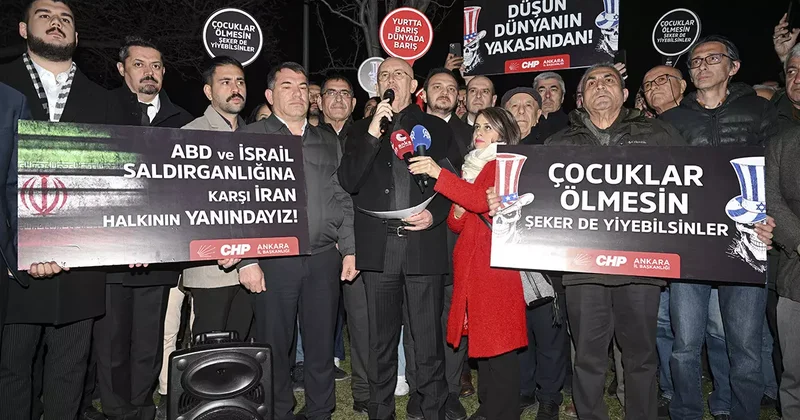 CHP Ankara İl Örgütü nden ABD ve İsrail in İran a yönelik saldırılarını protesto