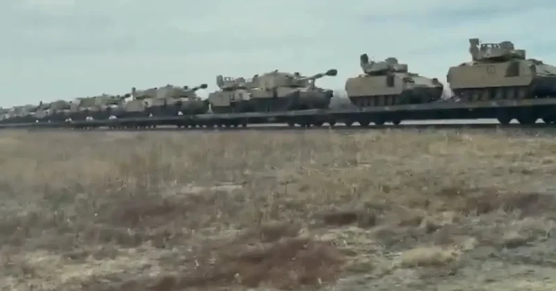 Kara harekatı hazırlığı mı? İnternete düşen görüntü dünyayı tedirgin etti