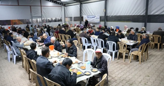 Çameli de gönül sofraları Emecik Mahallesi nde kuruldu Denizli Haberleri
