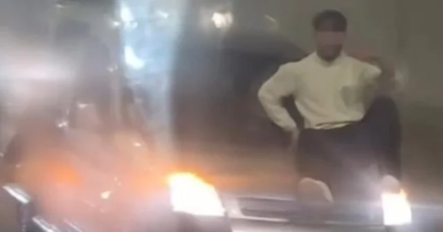 Tünelde müzik açıp araçtan inerek dans eden sürücüye 180 bin TL ceza Trabzon Haberleri