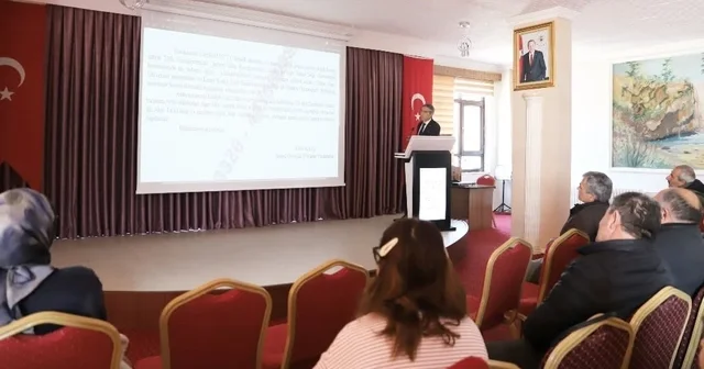 Milli eğitim personeline resmî yazışma kuralları anlatıldı Bayburt Haberleri