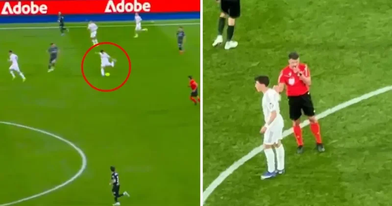 Arda Güler in attığı golü gören hakem bile dayanamadı