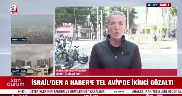 Tel Aviv de Türk gazetecilere gözaltı skandalı