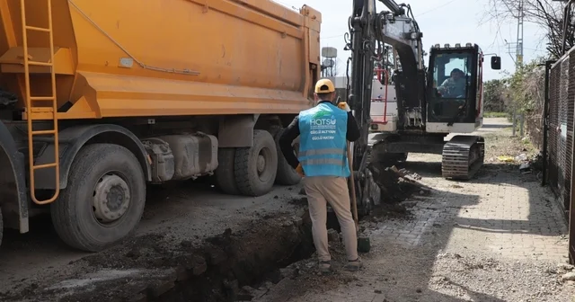Hatay Büyükşehir Belediyesi, Payas ta içme suyu şebeke hattını yeniliyor Hatay Haberleri