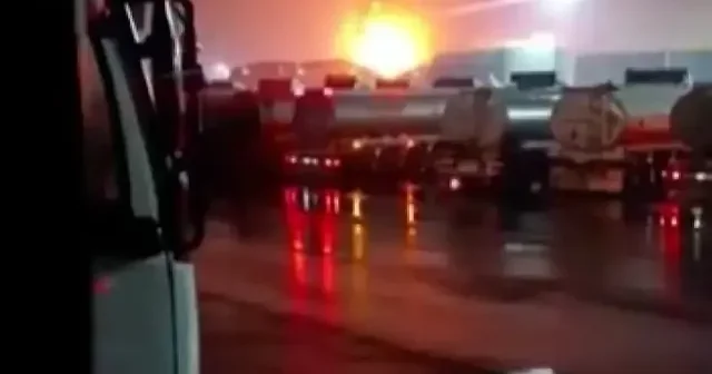 Erbil’de Lanaz Petrol Rafinerisi’ne İHA saldırısı: Üretim tamamen durduruldu VİDEO İZLE