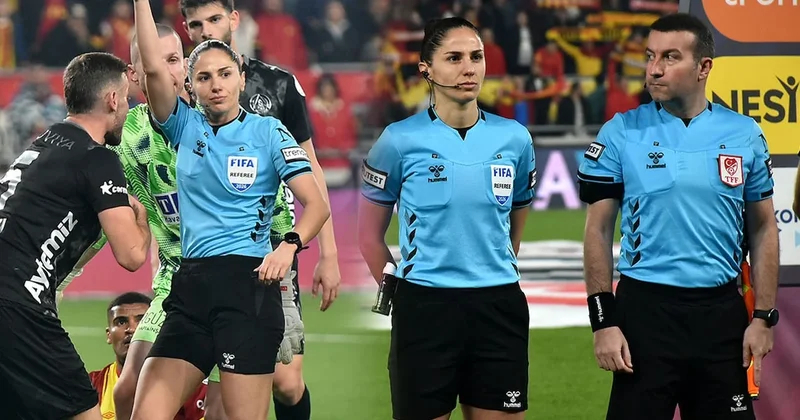 22 yıl sonra kadın hakemin yönettiği maçta müthiş son Sözcü Gazetesi