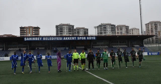 Şahinbey Ampute den farklı galibiyet Gaziantep Haberleri