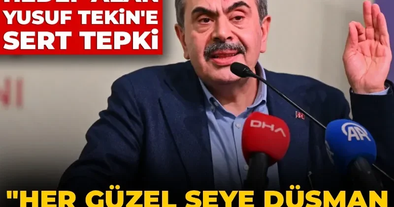 Özgür Özel i hedef alan Yusuf Tekin e CHP den sert tepki: Her güzel şeye düşman zihniyetin temsilcisi