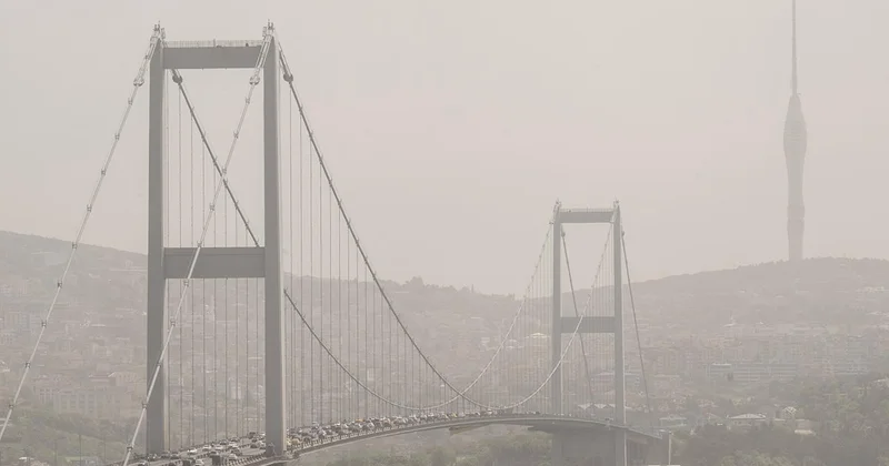 İstanbul da çöl tozu alarmı: 3 gün etkili olacak