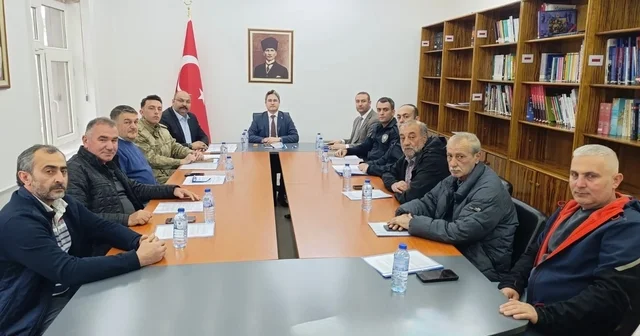 Kemaliye de turizm sezonu öncesi koordinasyon toplantısı yapıldı Erzincan Haberleri