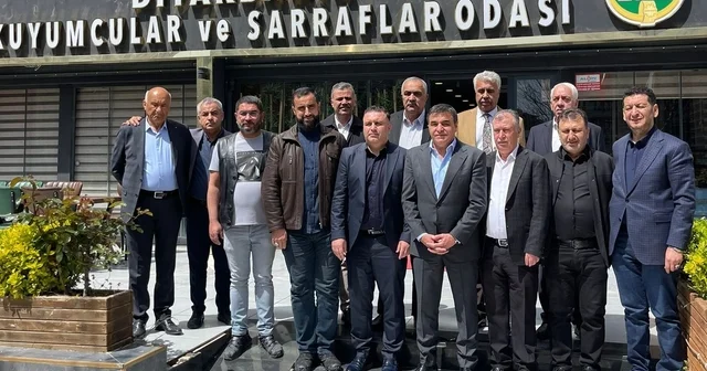 DESOB Başkanı Ebedinoğlu, Diyarbakır Kuyumcular ve Sarraflar Odasını ziyaret etti Diyarbakır Haberleri