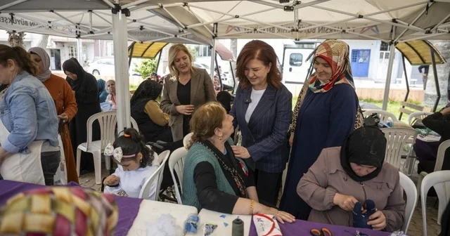 Mersin de Evimiz Atölye ile kadınlar üretime katılıyor Mersin Haberleri