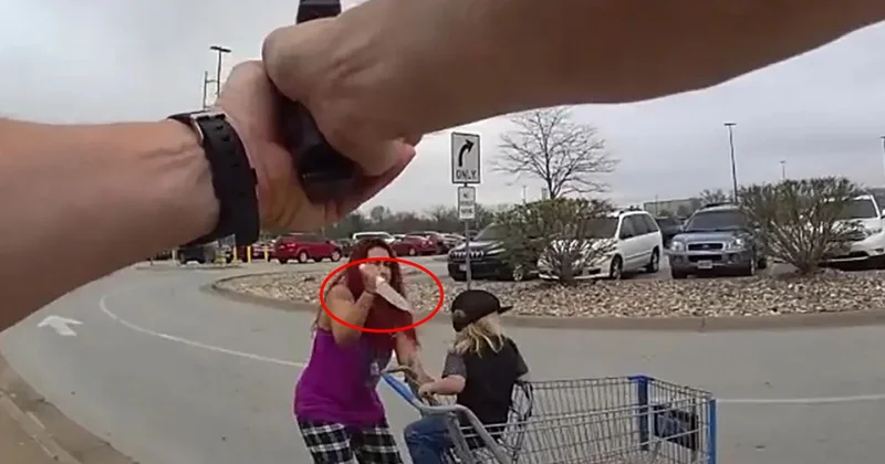 Polis, mağazadan kaçırdığı çocuğu bıçaklayan kadını vurarak öldürdü