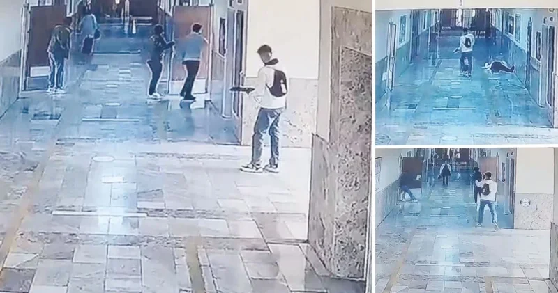 Lisede dehşet: 16 kişi yaralandı Yerel Gündem Haberleri