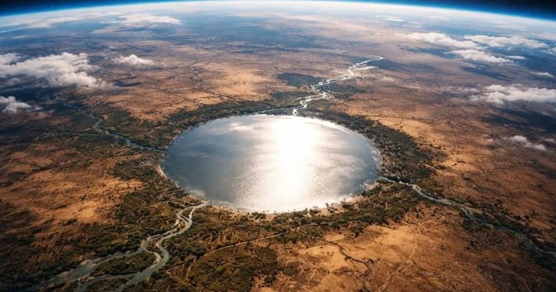 Çölün ortasında ilginç yansıma: Uzaydan bile ışıl ışıl görünüyor Sözcü Gazetesi