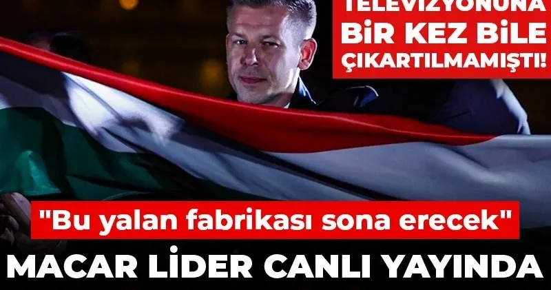 Devlet televizyonuna bir kez bile çıkartılmamıştı! Macar lider canlı yayında hesap sordu