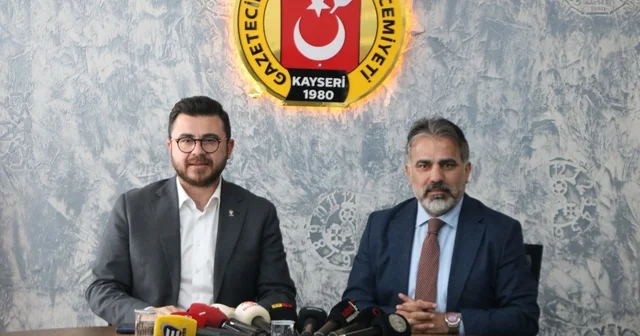 AK Parti İl Başkanı Okandan, Kayseri Gazeteciler Cemiyeti ni ziyaret etti Kayseri Haberleri