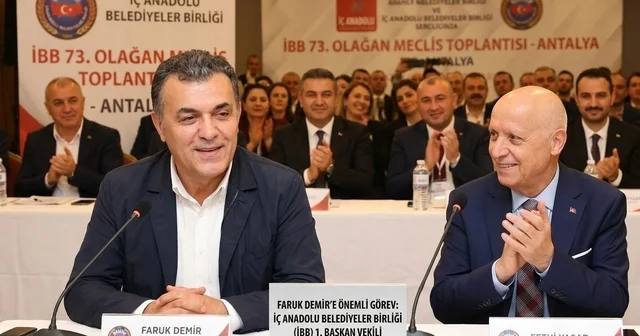 Başkan Demir, İç Anadolu Belediyeler Birliği 1. Başkan Vekili seçildi Ardahan Haberleri