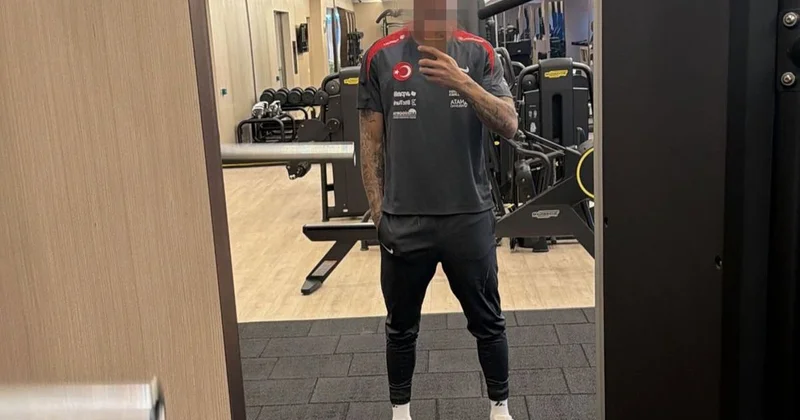 Milli takım antrenman üstüyle fotoğrafını paylaştı, taraftarları Türk olacak heyecanı sardı