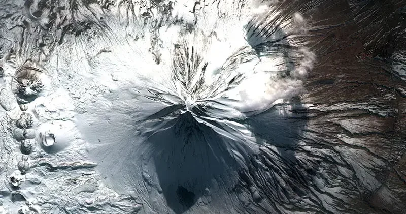 MSB, Ağrı Dağı nın Göktürk 2B ile çekilen fotoğrafını paylaştı