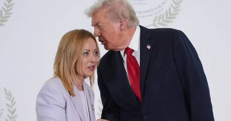 Trump ve Meloni birbirine girdi! Sözlerine dikkat et çağrısı Washington ı hedef aldı