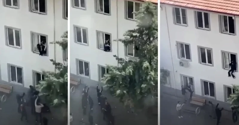 Kahramanmaraş ta öğrenciler kurtulmak için camdan atladı Sözcü Gazetesi