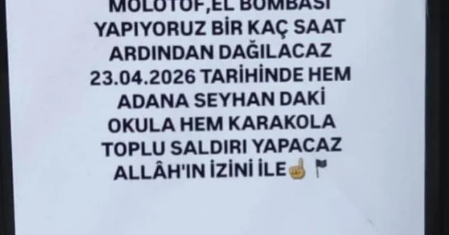 Sosyal medyadan saldırı yapacağız paylaşımına gözaltı Adana Haberleri
