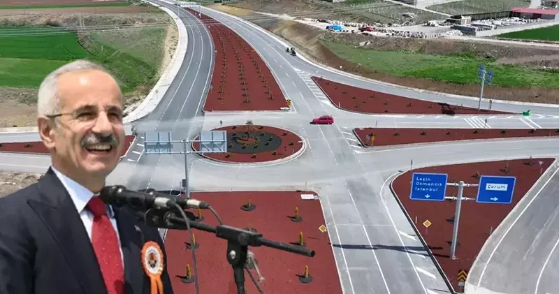 Bakan Uraloğlu: Çorum Laçin Yolu ve Kırkdilim Tünelleri yarın hizmete açılacak
