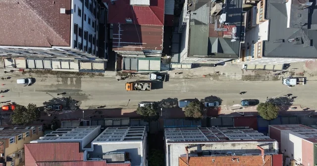 İstiklal Caddesi nde asfalt ve kaldırım çalışmalarına başlandı Samsun Haberleri