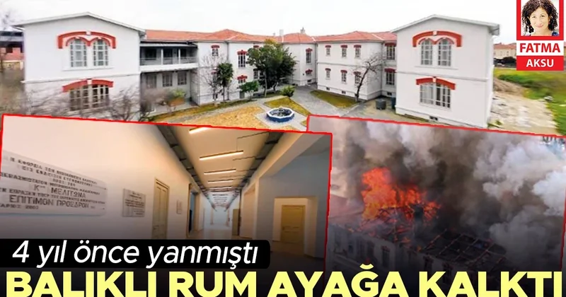 4 yıl önce yanmıştı… Balıklı Rum ayağa kalktı