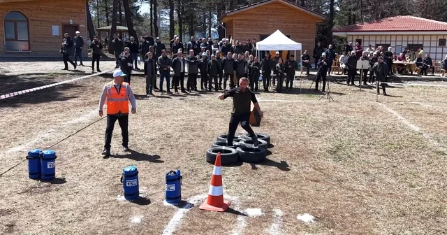 Ormancılar, zorlu parkurlarda kıyasıya yarıştı Trabzon Haberleri