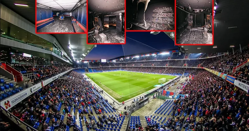 133 yıllık kulübün stadı yandı! Soyunma odaları küle döndü Sözcü Gazetesi