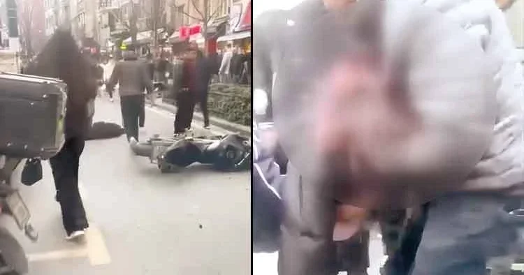 16’lık sürücü sorumsuzluğu! Yayaya çarpıp kaçtı