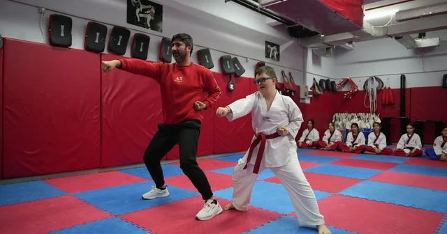 Down sendromlu Berke, tekvandoda Türkiye ve dünya dereceleri istiyor Samsun Haberleri