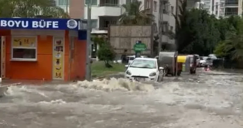 Adana yı şiddetli sağanak vurdu! Son dakika haberleri