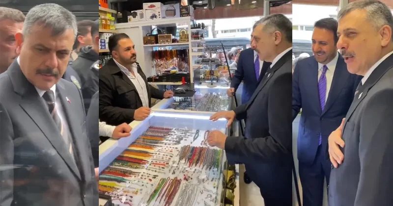 Bakan Çiftçi Tatvan sokaklarında: Esnafla bir araya geldi