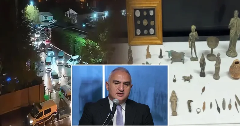 9 ilde tarihi eser operasyonu! Bakan Ersoy dan kaçakçılıkla mücadele mesajı: Bu topraklara ait olan bu topraklarda kalacak