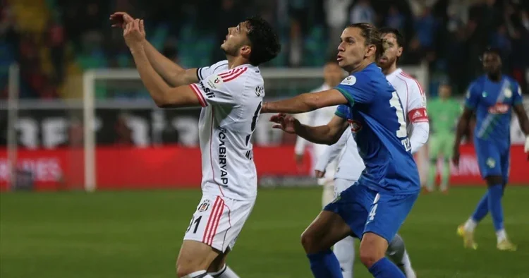 Çaykur Rizespor 2 2 Beşiktaş (Süper Lig maçı özeti)