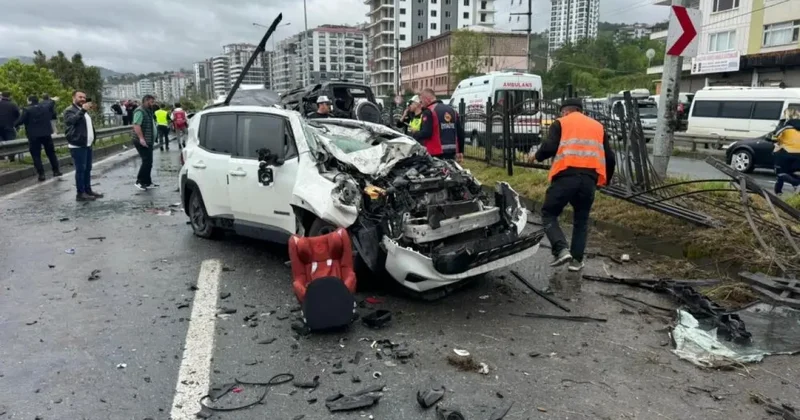 Rize’de feci kaza: 1 ölü, 7 yaralı