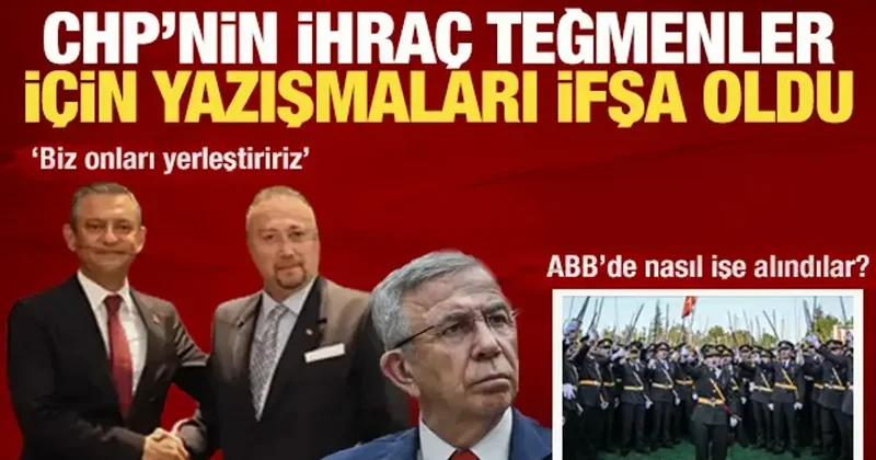 CHP’nin ihraç teğmen planı: Özel ve Yalım arasındaki skandal yazışmalar ortaya çıktı!