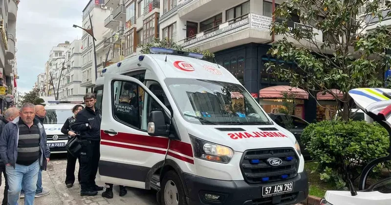 Sinop’ta hafif ticari araç yayaya çarptı