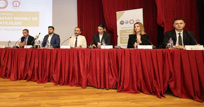 Hatay da afet iletişimi paneli