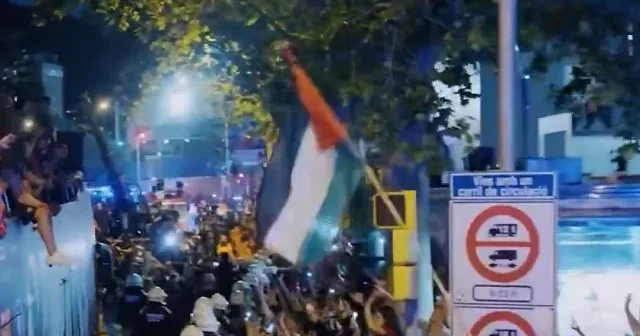 Barcelona’dan dikkat çeken paylaşım: Şampiyonluk videosunda Filistin bayrağı dalgalandı VİDEO İZLE