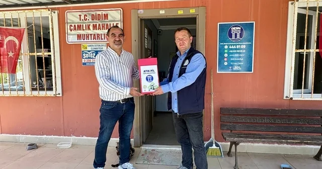 Didim de atık piller geri dönüşüme kazandırılıyor Aydın Haberleri